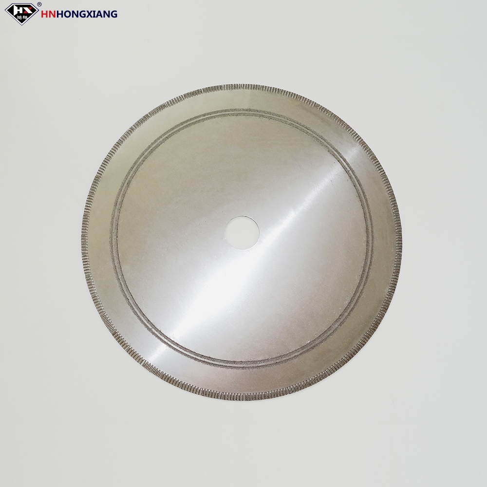 Electroplated Diamond Saw Blade for Gemstone